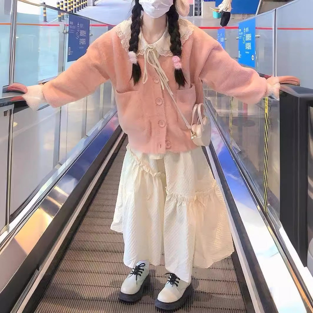 Women's Waterproof Mink Fur Knitted Cardigan