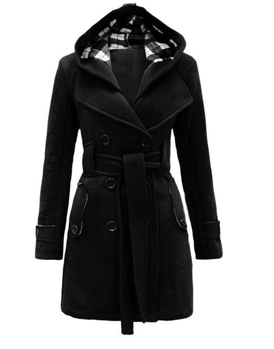 New Women's Long-Sleeved Oversized Wool Coat
